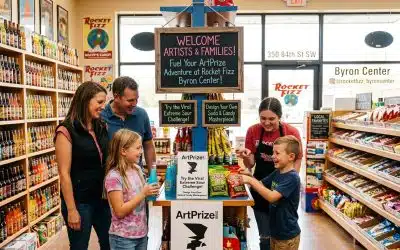 ArtPrize 2026 Family Road Trip? Make Rocket Fizz Byron Center Your First Stop!