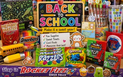 Back to School Fun Starts with a Sweet Stop at Rocket Fizz Sioux Falls!