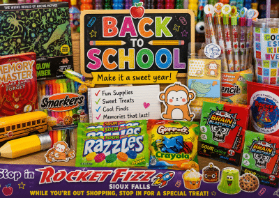 Back to School Fun Starts with a Sweet Stop at Rocket Fizz Sioux Falls!