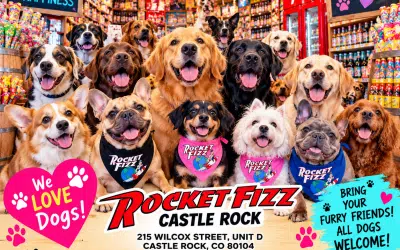 🐶🍭 WE LOVE DOGS AT ROCKET FIZZ CASTLE ROCK! 🍭🐶