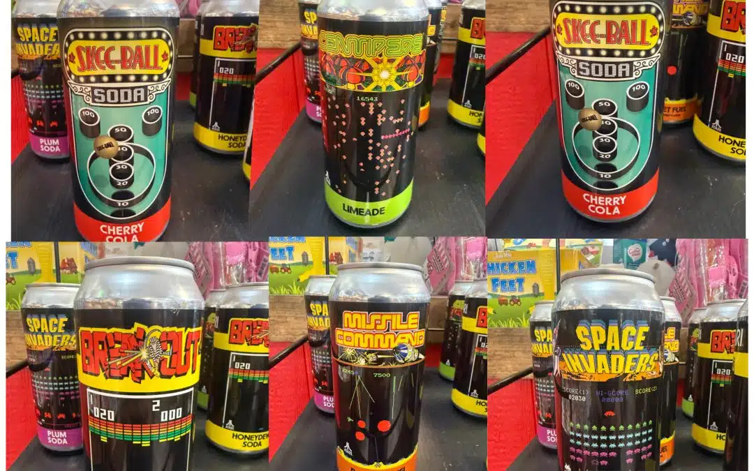 Retro Gaming Collectible Cans