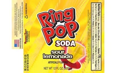 New at Rocket Fizz: Ring Pop Sour Lemonade Soda