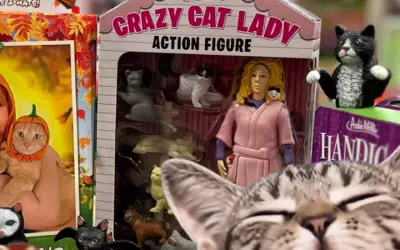 Warning: Entering Rocket Fizz Woodburn will cause a sudden urge to adopt 14 felines, chug pickle soda, and completely replace your personality with a Crazy Cat Lady action figure.