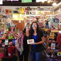 Susan Olsen (&quot;Cindy&quot;) of The Brady Bunch stopping by Rocket Fizz.