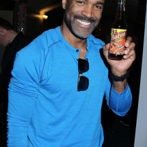 Donnell Turner of General Hospital loves our Rocket Fizz bottled Lester&#039;s Fixins Bacon Soda with Chocolate.